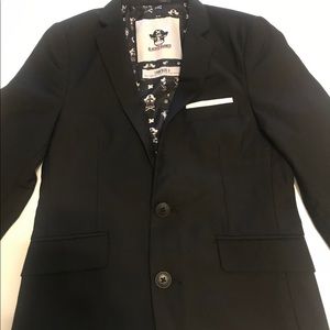 Black N Bianco Boys Size 8 Blazer